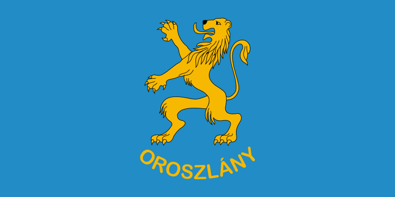 ملف:Flag of Oroszlány.svg