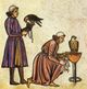 Falconry Book of Frederick II 1240s detail falconers.jpg