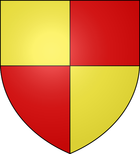 ملف:Blason-écartelé-or-gueules.svg