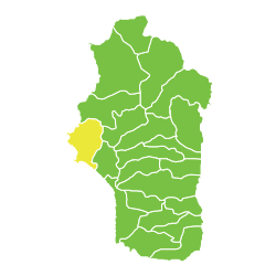 موقع ناحية مركز اللاذقية في محافظة اللاذقية.