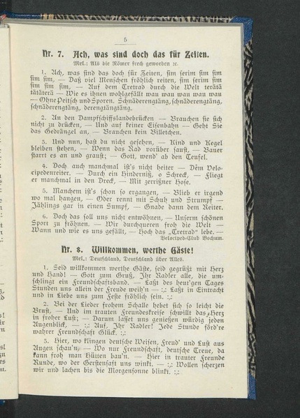 ملف:Liederbuch des Gau 19 Rostock des Deutschen Radfahrer-Bundes 1900.pdf