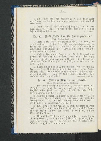 ملف:Liederbuch des Gau 19 Rostock des Deutschen Radfahrer-Bundes 1900.pdf
