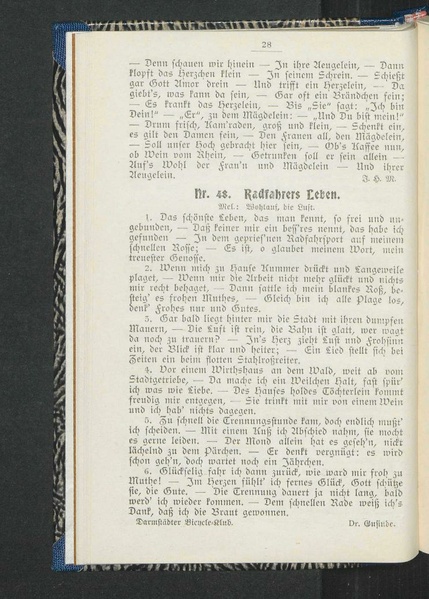ملف:Liederbuch des Gau 19 Rostock des Deutschen Radfahrer-Bundes 1900.pdf