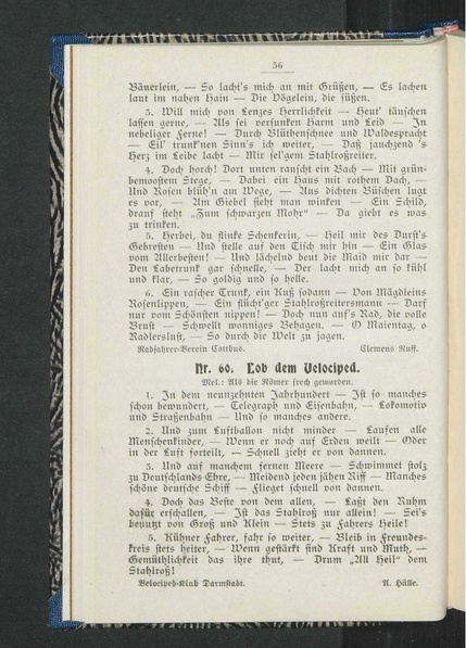 ملف:Liederbuch des Gau 19 Rostock des Deutschen Radfahrer-Bundes 1900.pdf