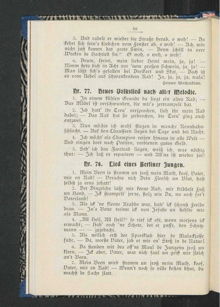 ملف:Liederbuch des Gau 19 Rostock des Deutschen Radfahrer-Bundes 1900.pdf
