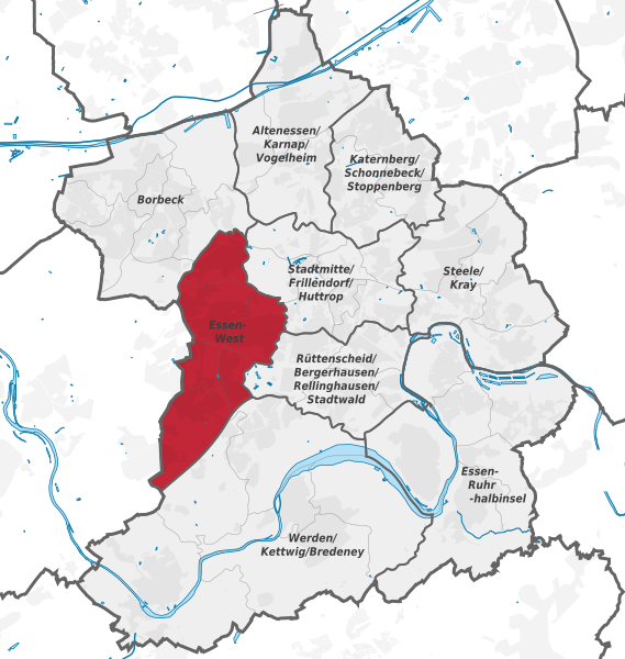 ملف:Essen Bezirk Essen-West.svg