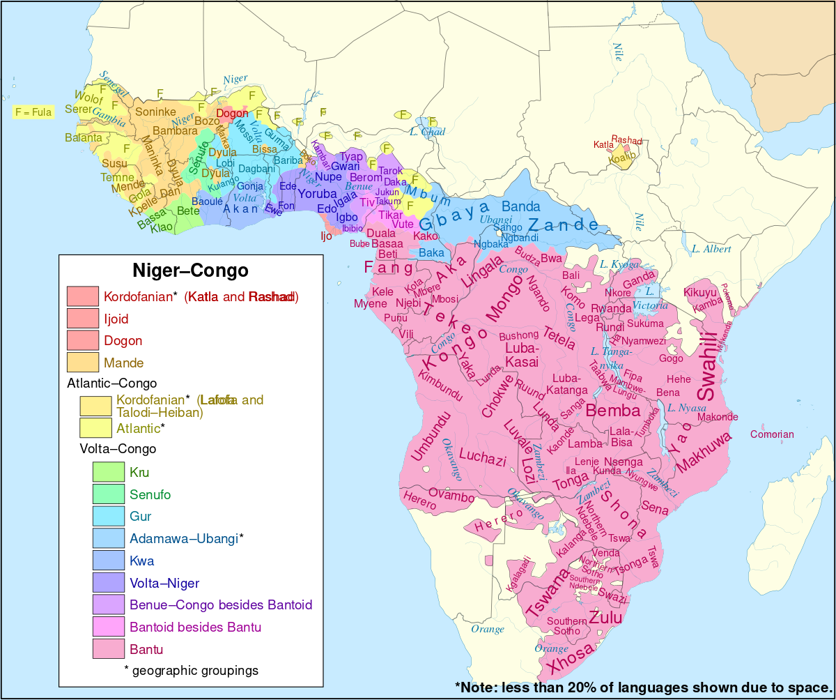 ملف:Map of the Niger–Congo languages.svg - المعرفة