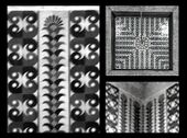 Similar patterns of Ferdowsi tomb, modeling from palace of Darius, Susa.