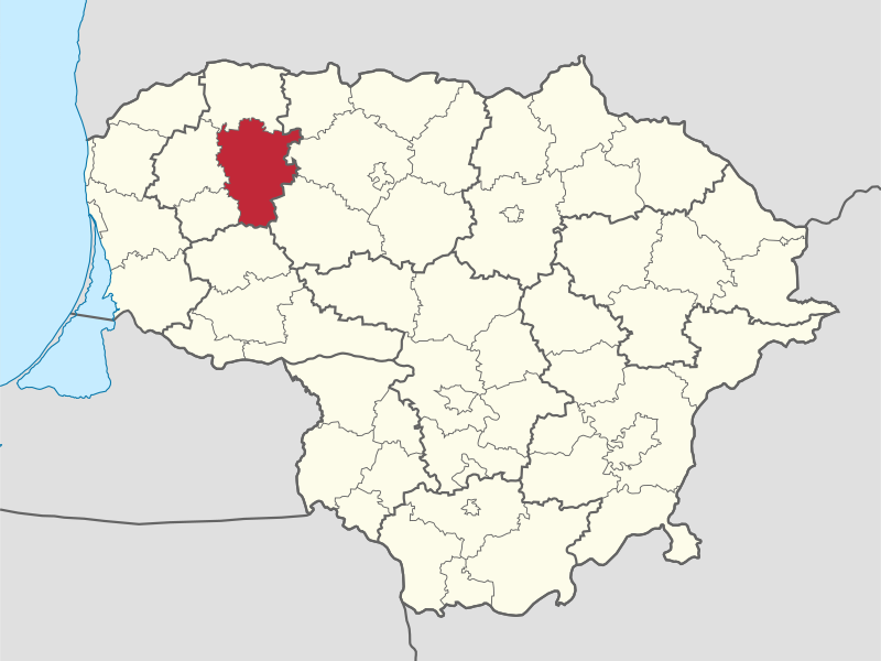 ملف:Telsiai in Lithuania.svg