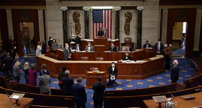 ملف:Trump Second Impeachment Vote.png