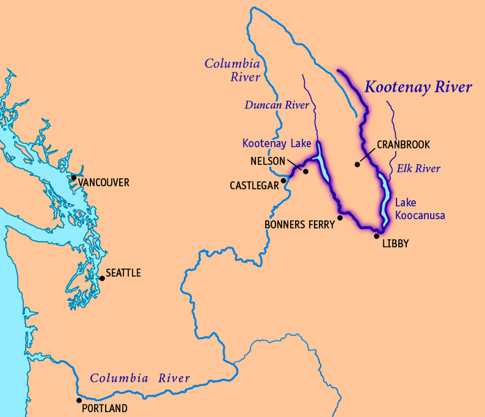 ملف:Kootenay River map.png