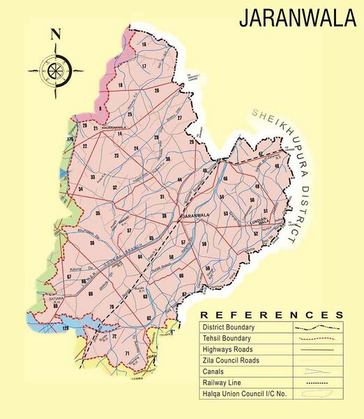 ملف:Jaranwala Map.jpg