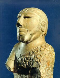 The famous "Priest-King" statue of the Indus Valley civilization is displayed at Karachi's National Museum of Pakistan.