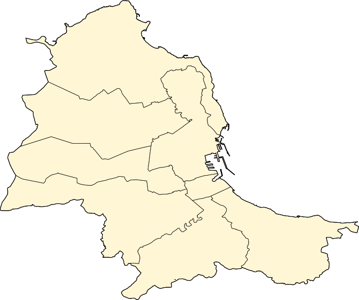 ملف:Districts of Palermo.svg