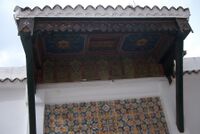 في سيدي بومدين، الرسم على الخشب (1951)