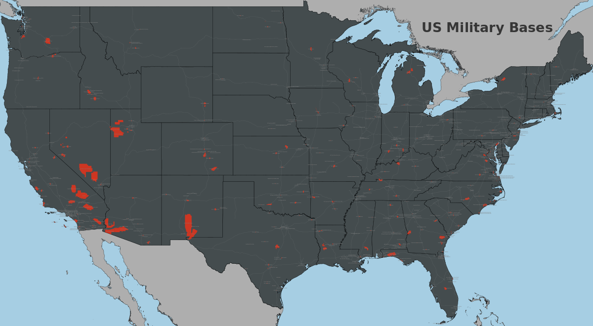 ملف:US Military bases map.svg - المعرفة