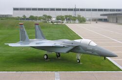 F-15 Eagle on display