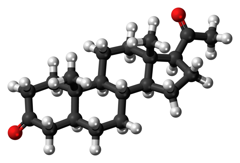 ملف:5alpha-Dihydroprogesterone 3D ball.png