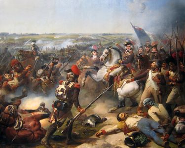 French victory at the Battle of Fleurus (June 26, 1794)