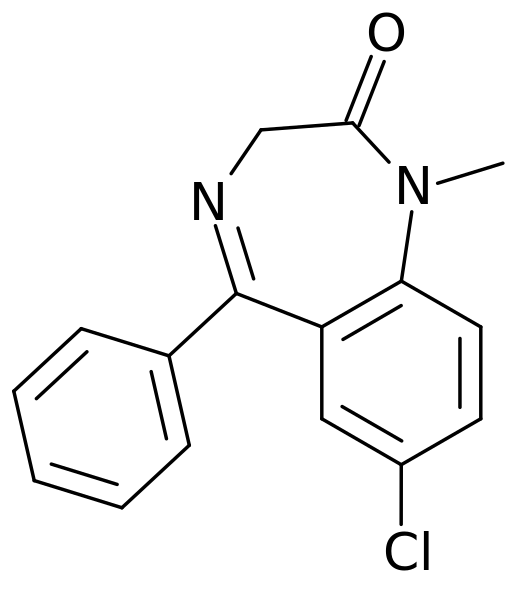 ملف:Diazepam structure.svg