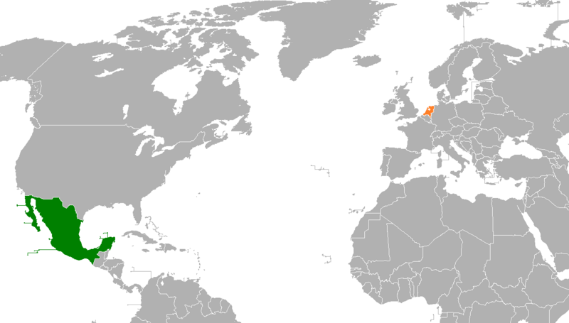ملف:Mexico Netherlands Locator.png