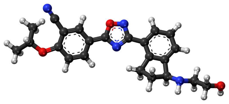 ملف:Ozanimod ball-and-stick model.png