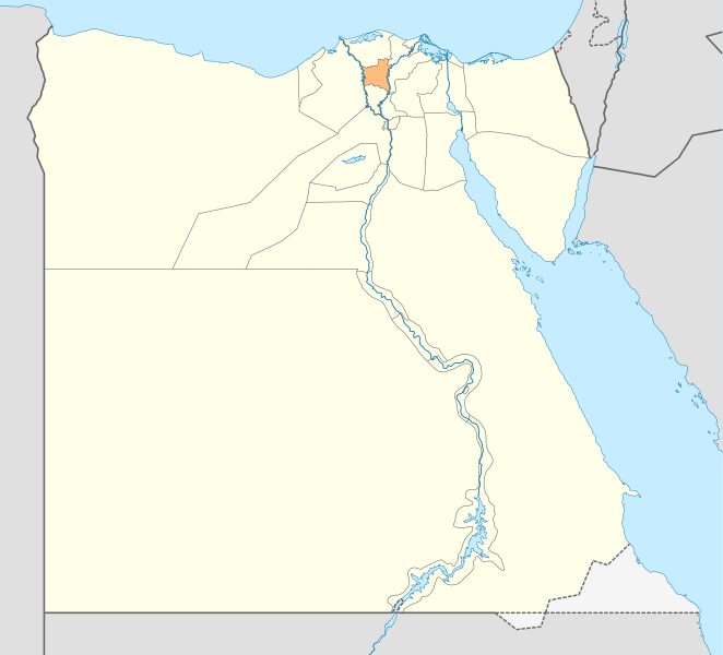 ملف:Egypt Gharbia locator map.svg