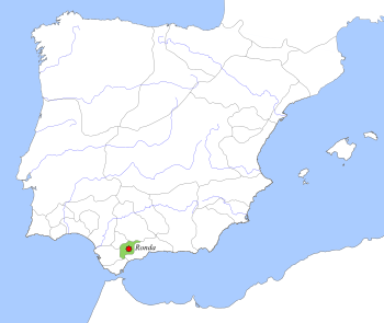 Taifa Kingdom of Ronda, c. 1037.