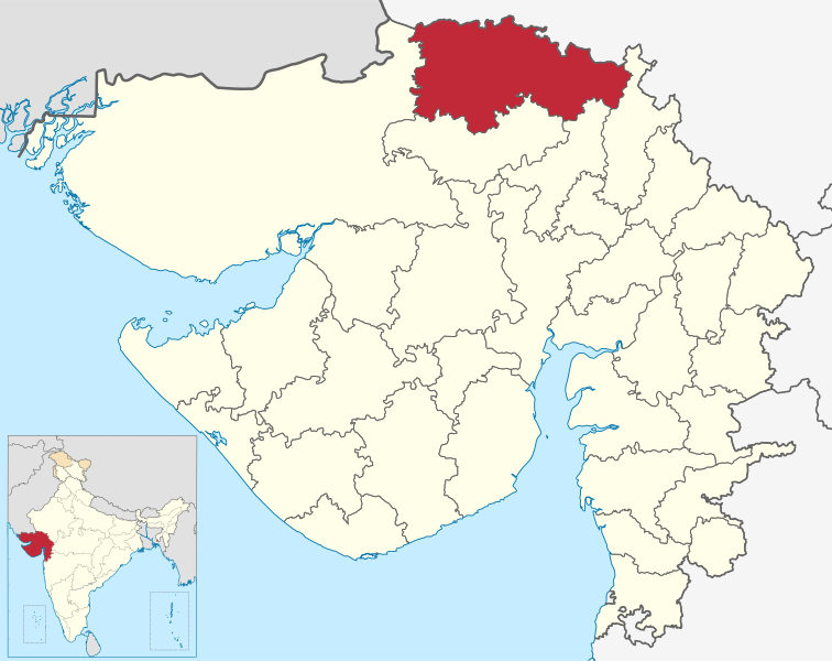 ملف:Banaskantha in Gujarat (India).svg