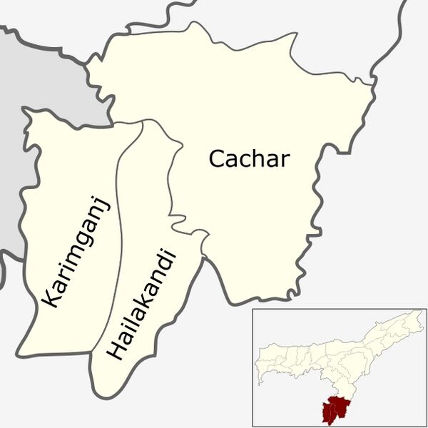 ملف:Map of Barak Valley.jpg