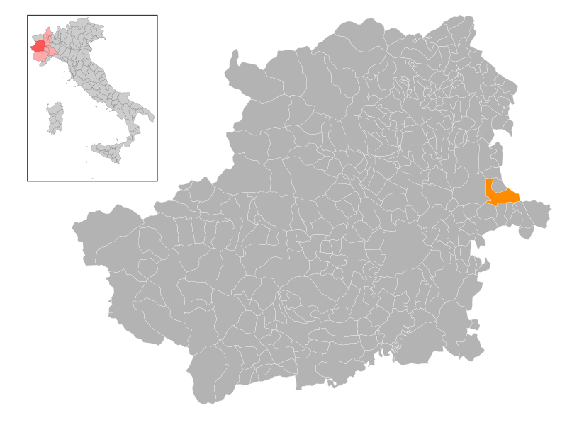 ملف:Map - IT - Torino - Municipality code 1293.svg - المعرفة