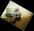 Curiosity's self-portrait (September 7, 2012; color-corrected).
