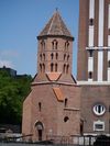 Szeged Kathedrale Unserer Lieben Frau Türmchen 1.JPG