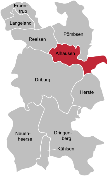 ملف:Bad Driburg Ortsteile Alhausen.svg