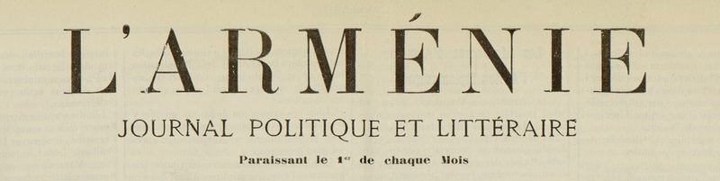 ملف:L'Arménie (journal).png