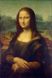 The green costume of the Mona Lisa shows she was from the gentry, not from the nobility.