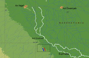 موقع معركة الولاجة.PNG