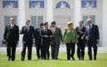 Chancellor Angela Merkel hosting the G8 summit in Heiligendamm