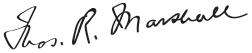 ملف:Thomas R Marshall Signature.svg