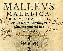 Malleus maleficarum, Köln 1520, Titelseite.jpg