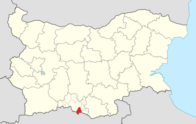 ملف:Rudozem Municipality Within Bulgaria.png