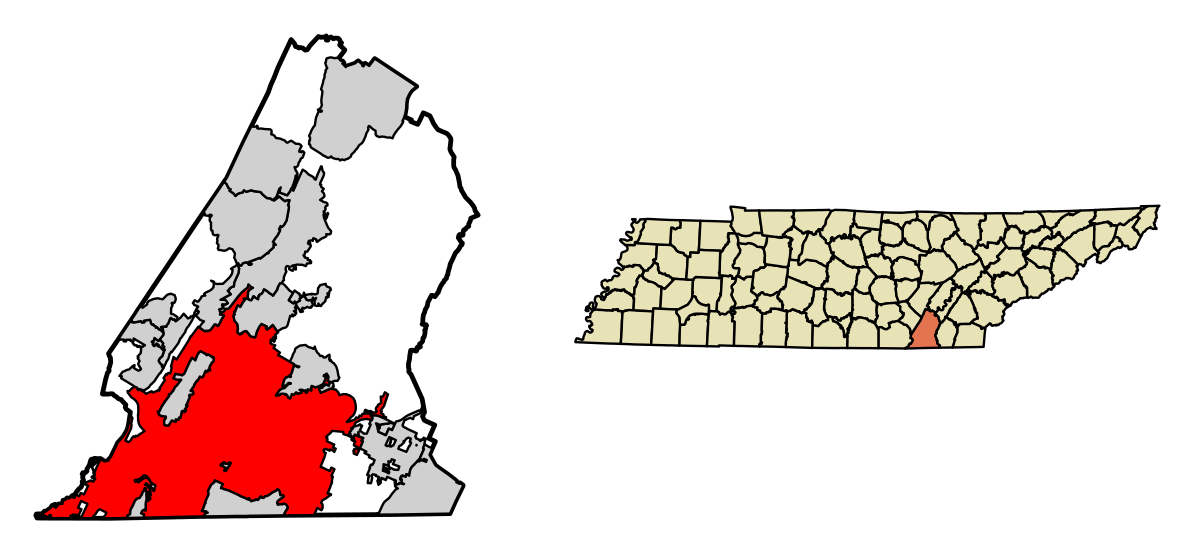 ملفHamilton County Tennessee Incorporated and Unincorporated areas