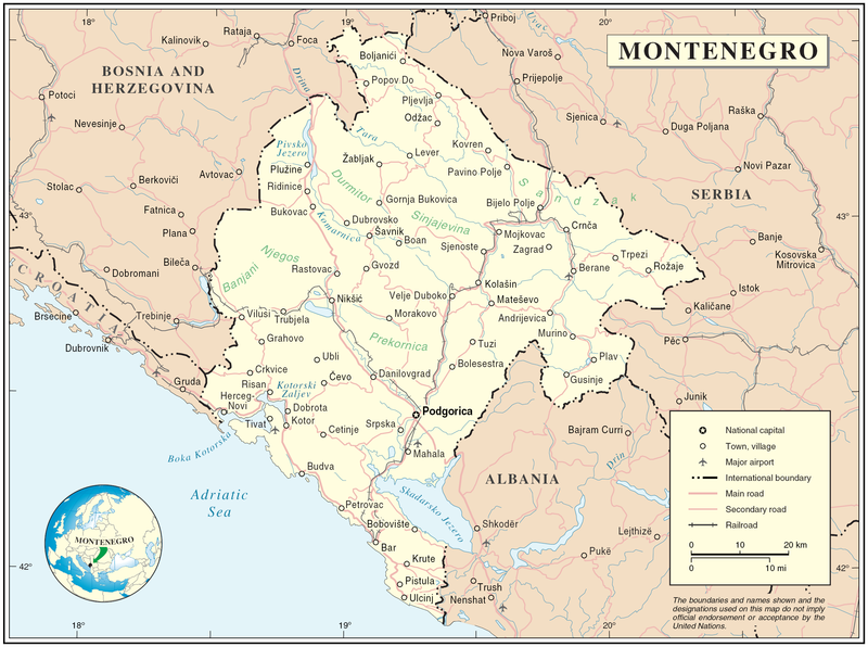 ملف:Montenegro Map.png