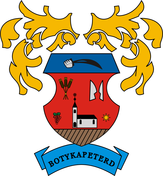 ملف:HUN Botykapeterd COA.svg