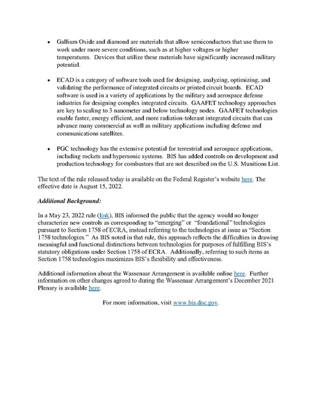 ملف:2022.08.12 BIS Press Release WA 2021 1758 Technologies Controls Rule.pdf