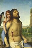 Antonello da Messina, The Dead Christ Supported by an Angel, c. 1475