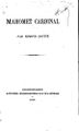 Mahomet cardinal نشر في 1899