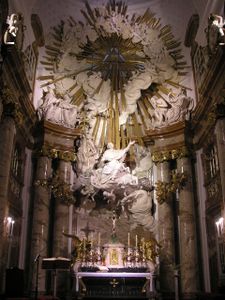 High altar of the Karlskirche in Vienna (1737)