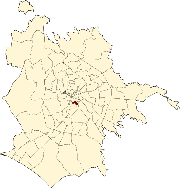 ملف:Rome subdivisions locator map - R. XXI San Saba.svg - المعرفة