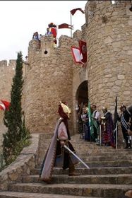 قائد المسلمين يدخل القلعة منتصراً.